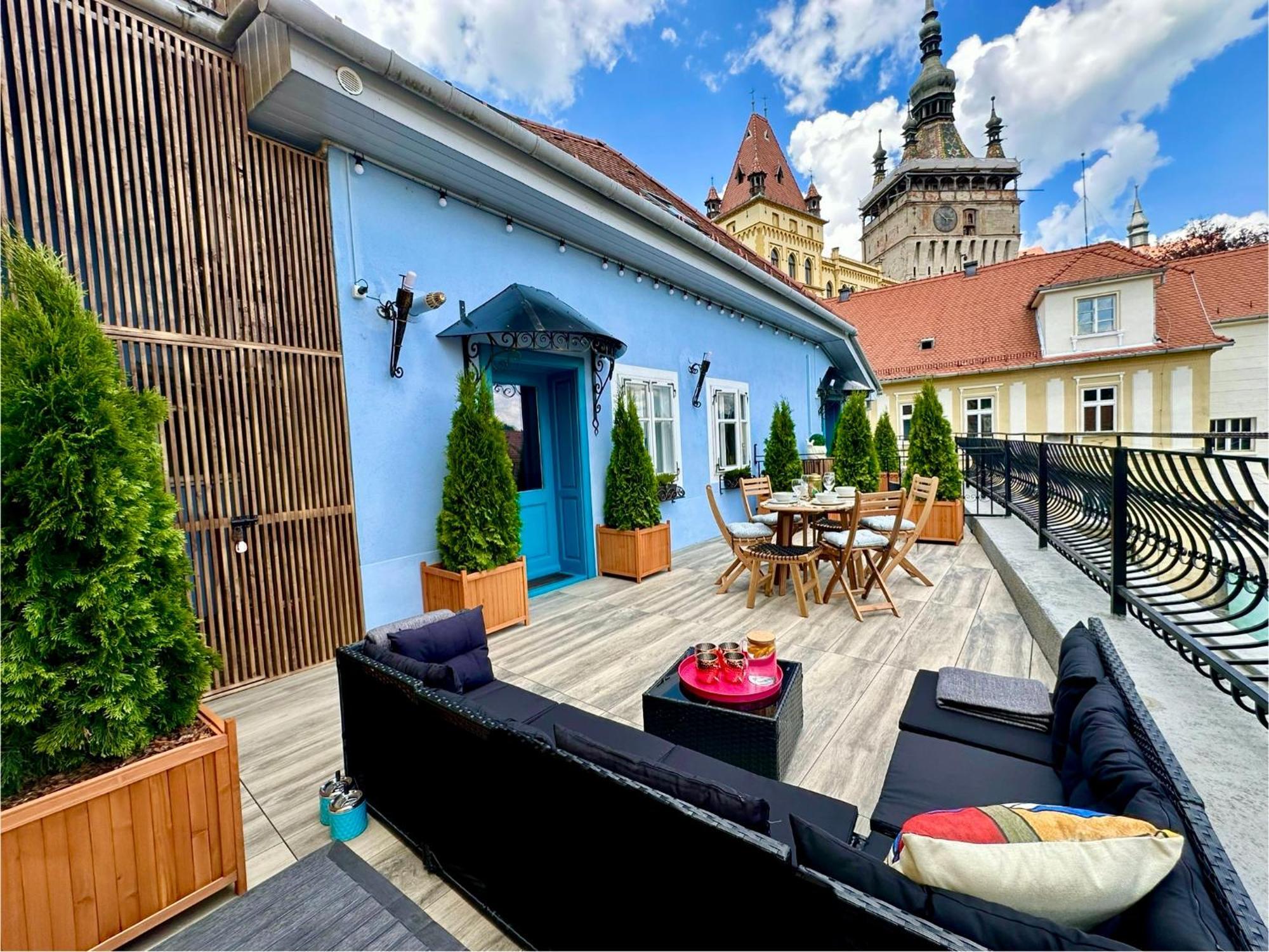Apartmán Casa Albastra By Casa Otto Sighişoara Exteriér fotografie