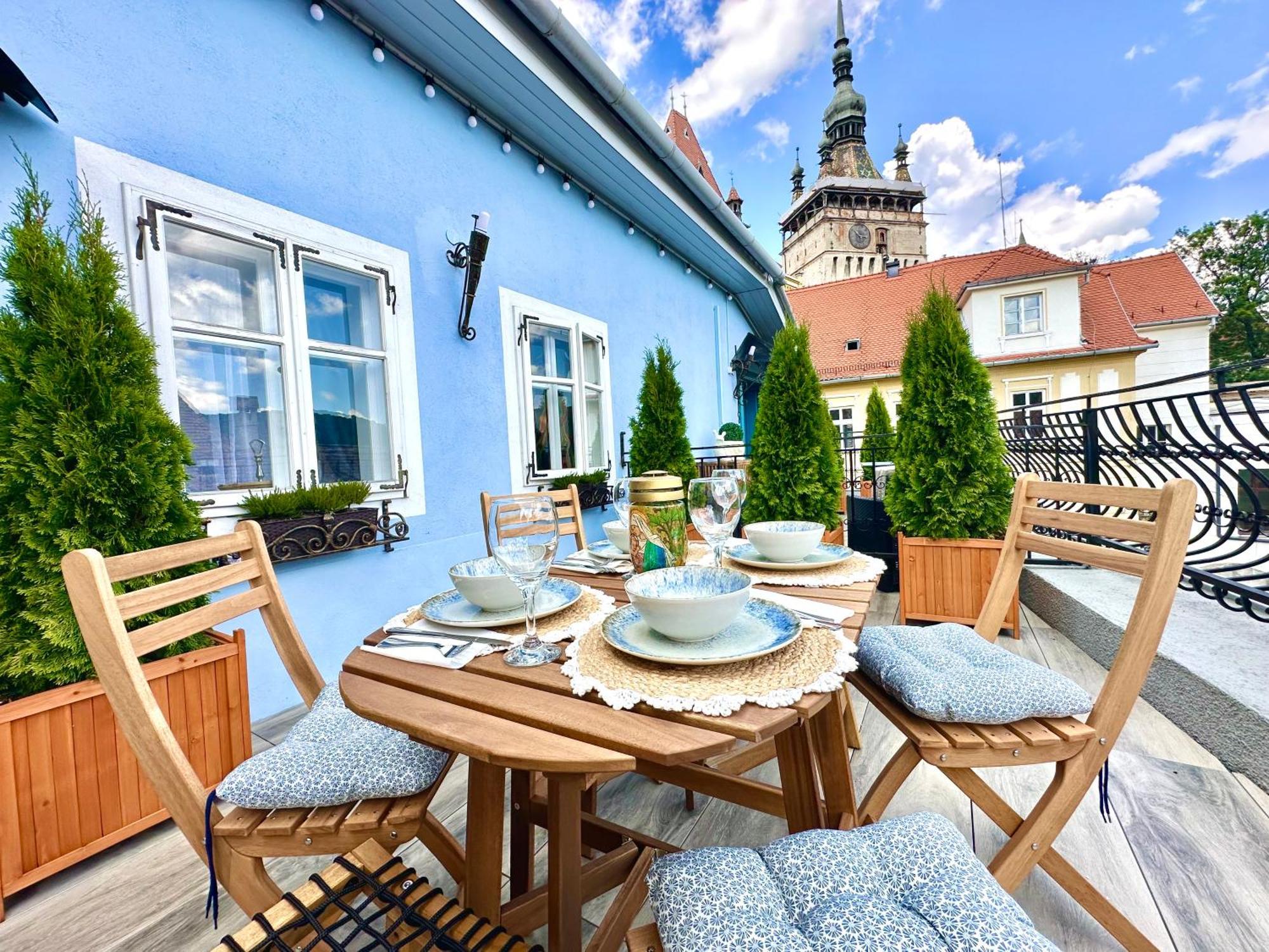 Apartmán Casa Albastra By Casa Otto Sighişoara Exteriér fotografie