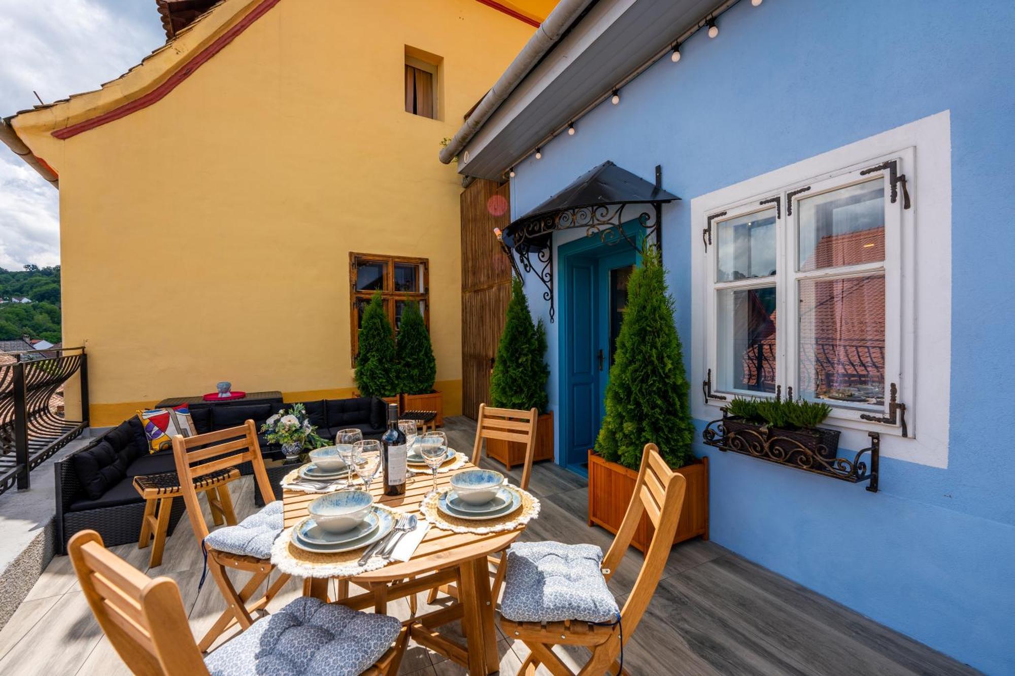 Apartmán Casa Albastra By Casa Otto Sighişoara Exteriér fotografie